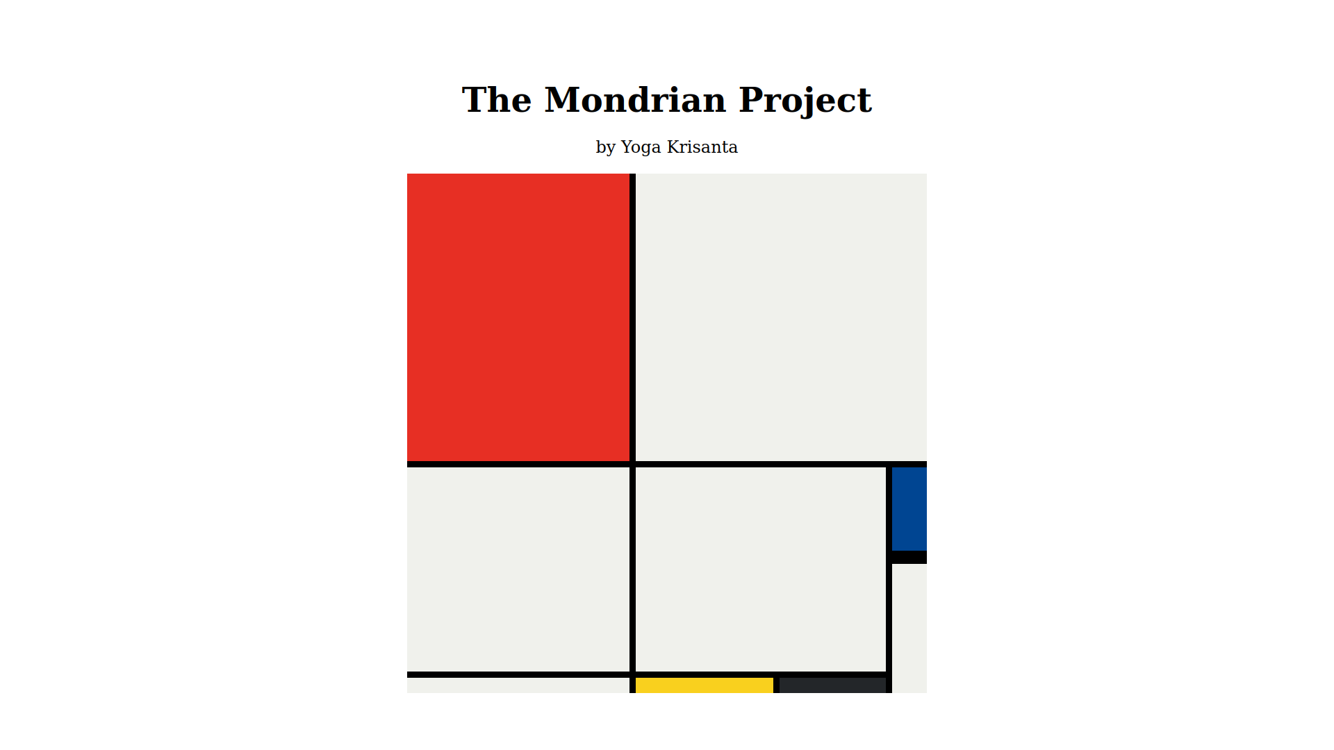 Mondrian Project Grid CSS